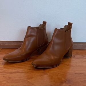 Everlane The Heel Boot Cognac Colored Booties Size 6.5